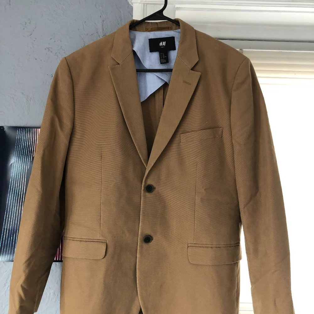 H&M Men's 44R Tan Sports Jacket
